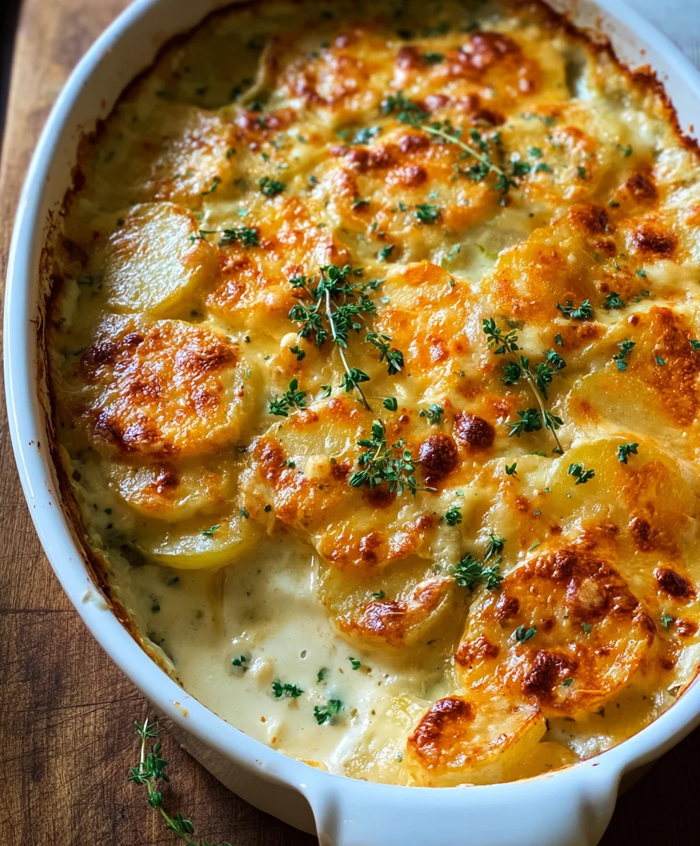 Cheesy Scalloped Potatoes- Perfect Comfort Food