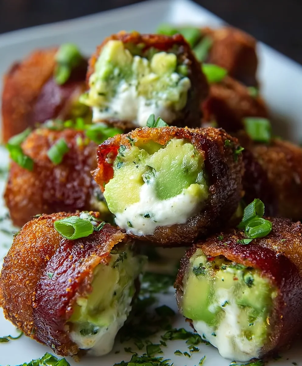 Avocado Beef Bacon Bites-Keto Friendly Appetizer