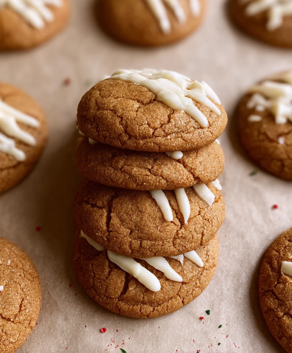 Chewy Maple Cinnamon White Chocolate Cookies