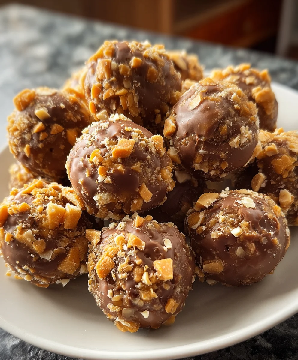 Easy Butterfinger Balls - Delicious No-Bake Treat