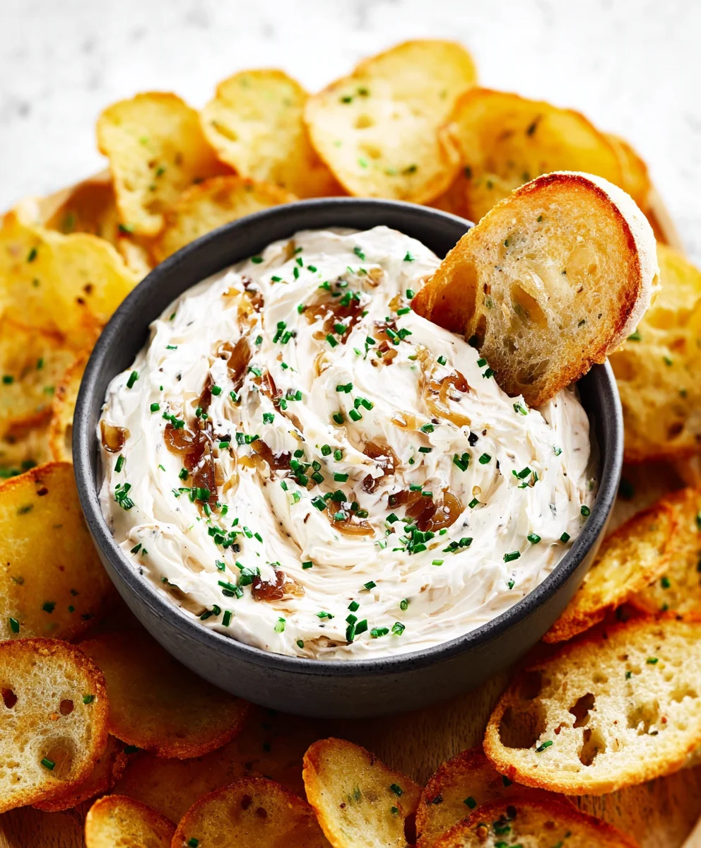 Easy French Onion Dip - Best Flavor Ever