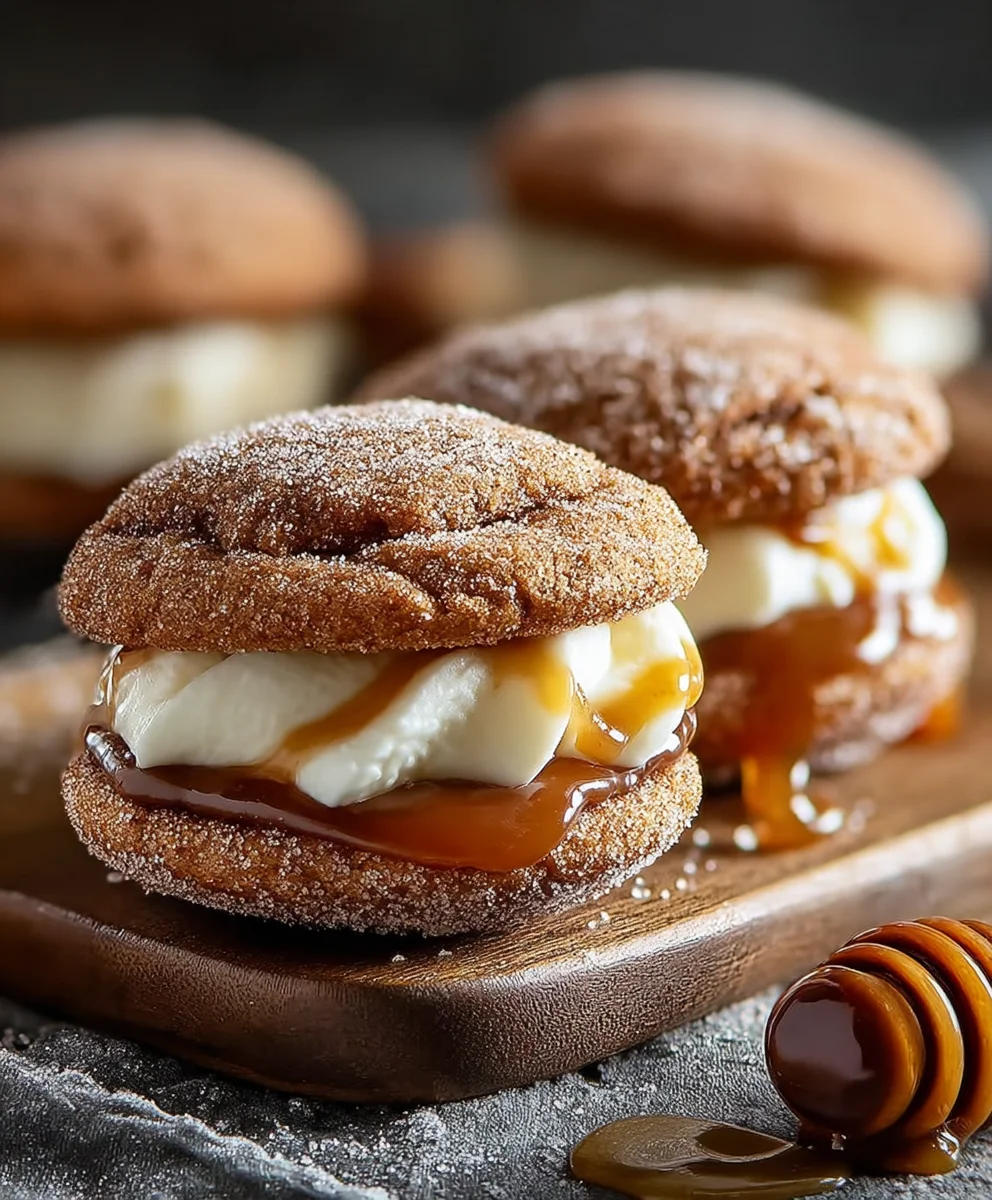 Apple Cider Whoopie Cookies Caramel Bliss