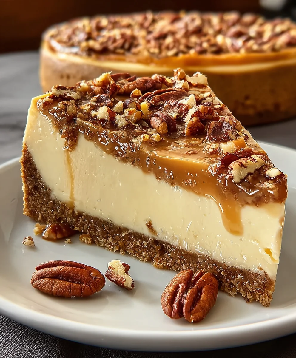 Decadent Butter Pecan Cheesecake Recipe-Easy & Delicious
