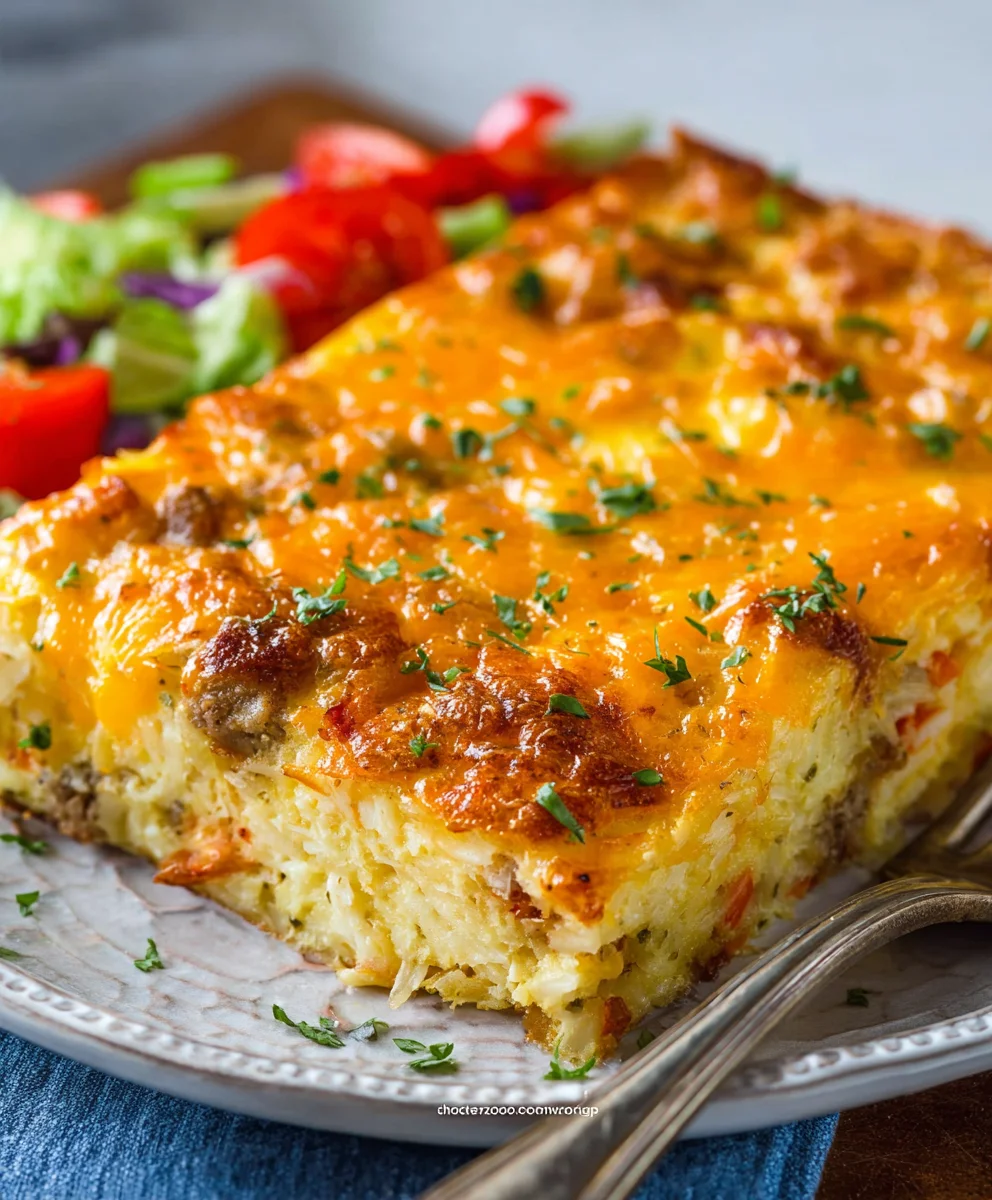 Easy Hashbrown Breakfast Casserole Recipe