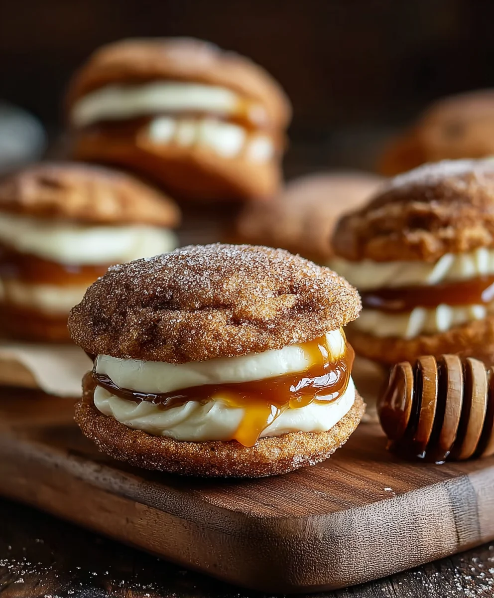 Apple Cider Whoopie Cookies Caramel Bliss