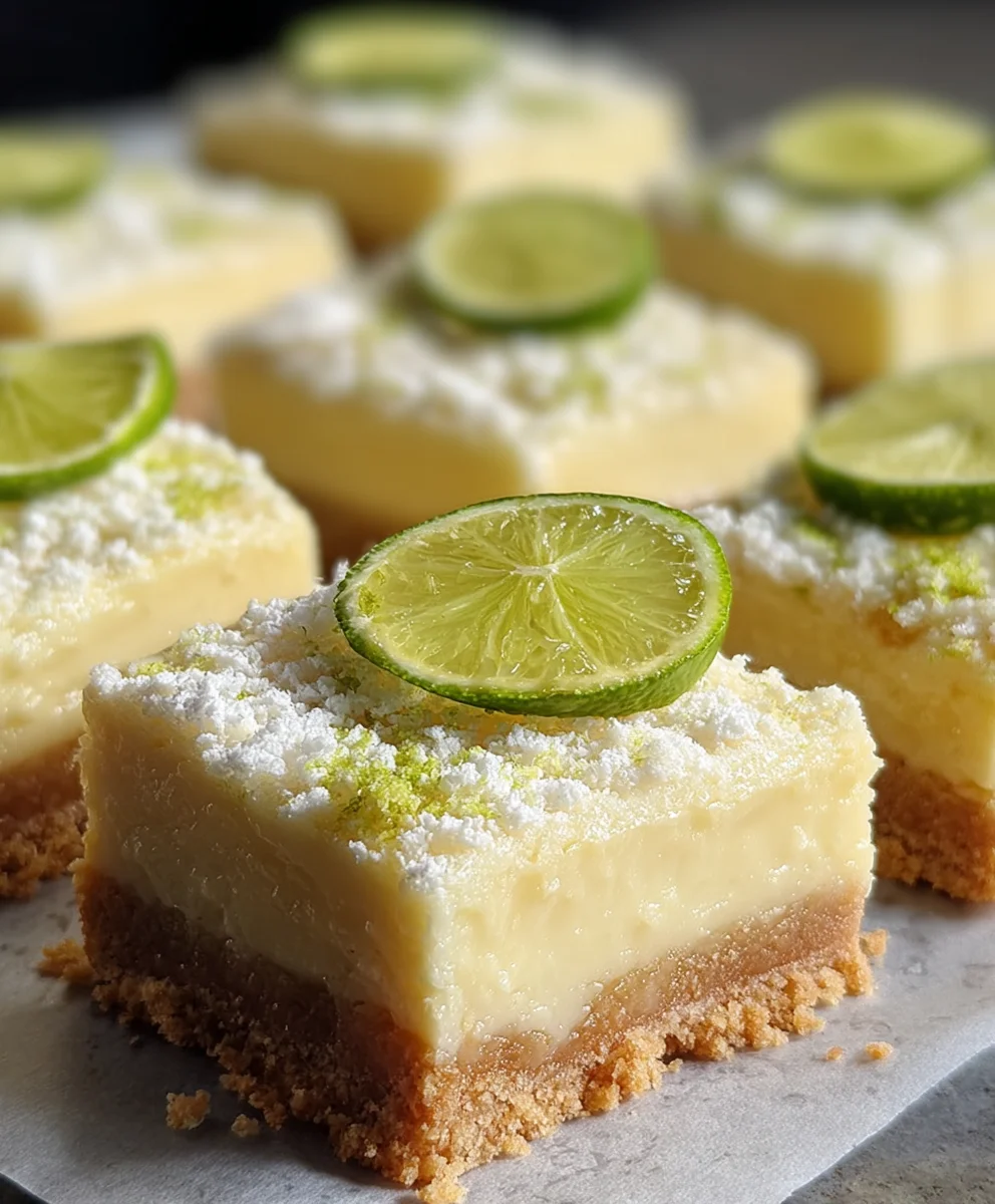 Tangy Key Lime Bars- Easy & Delicious Dessert