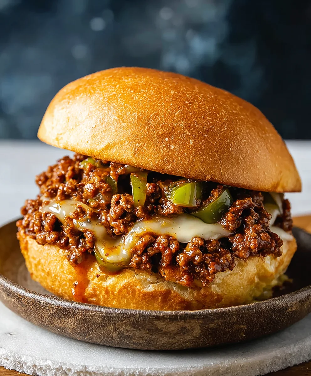 Philly Cheesesteak Sloppy Joes-Easy Comfort Food
