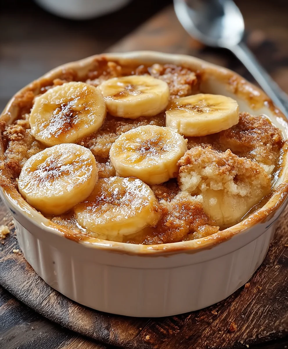Southern Banana Cobbler-Easy Dessert Recipe
