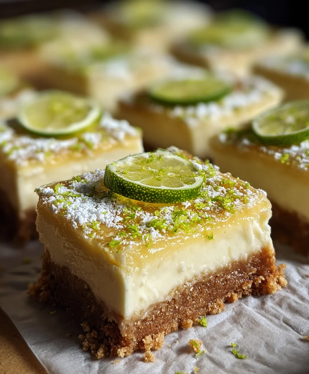 Tangy Key Lime Bars- Easy & Delicious Dessert