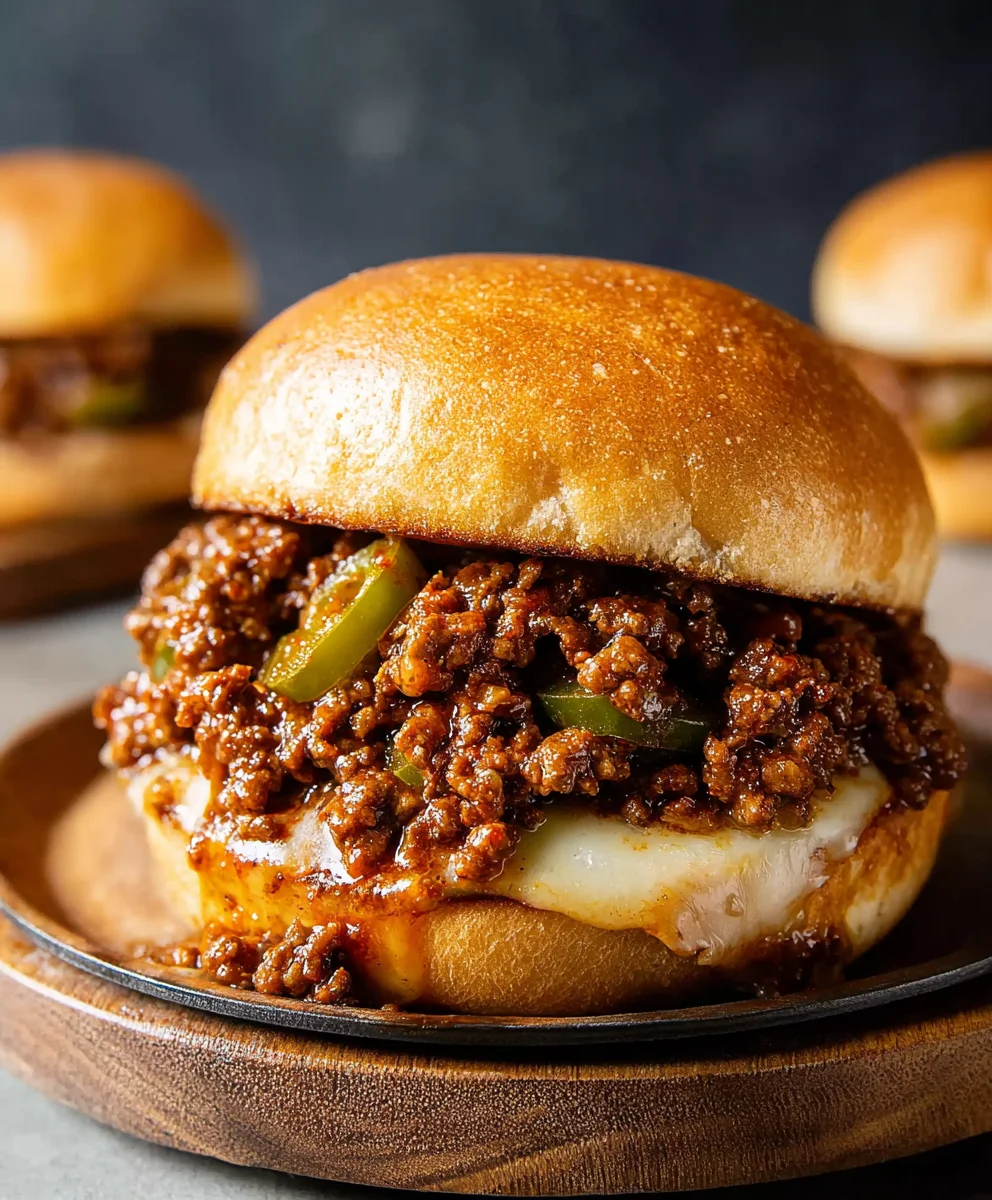 Philly Cheesesteak Sloppy Joes-Easy Comfort Food