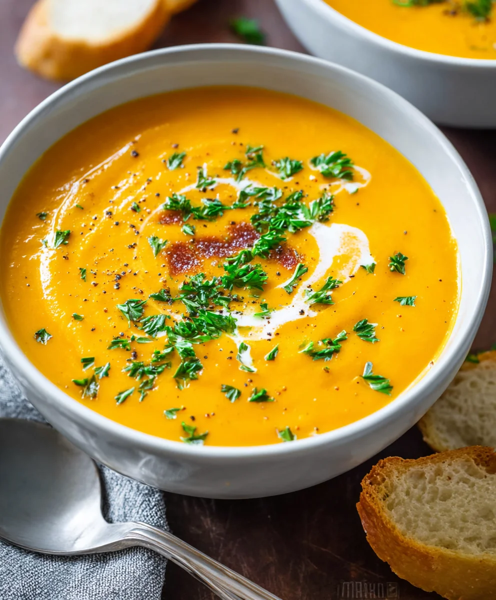 Creamy Carrot Soup-Deliciously Simple & Comforting