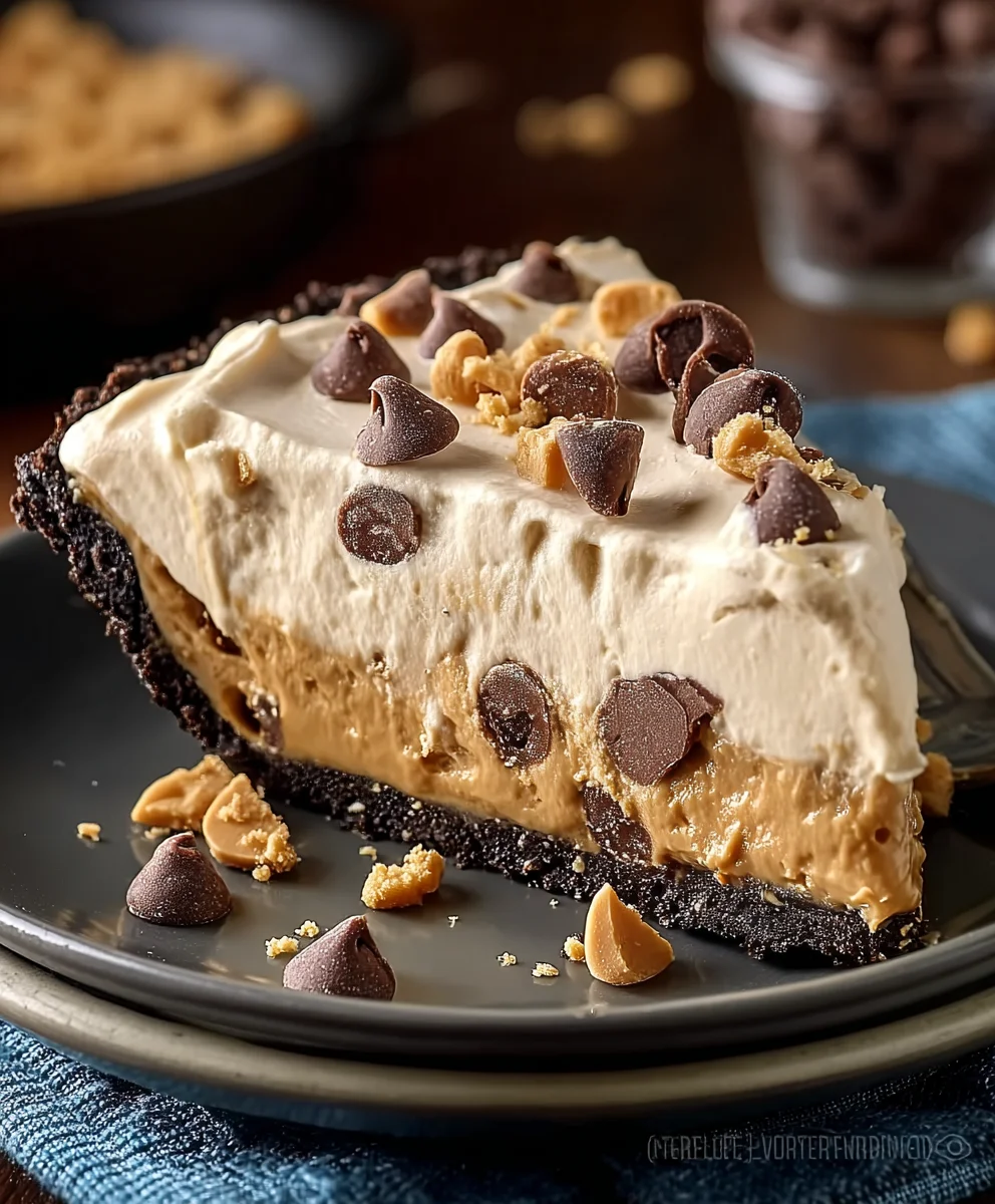 Easy No-Bake Peanut Butter Pie Recipe