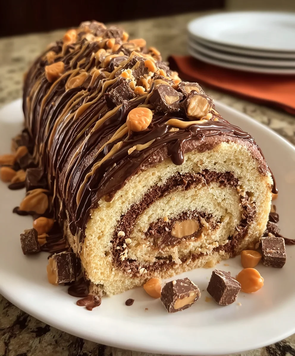 Reese's Peanut Butter Roll Cake Recipe-Delicious Treat