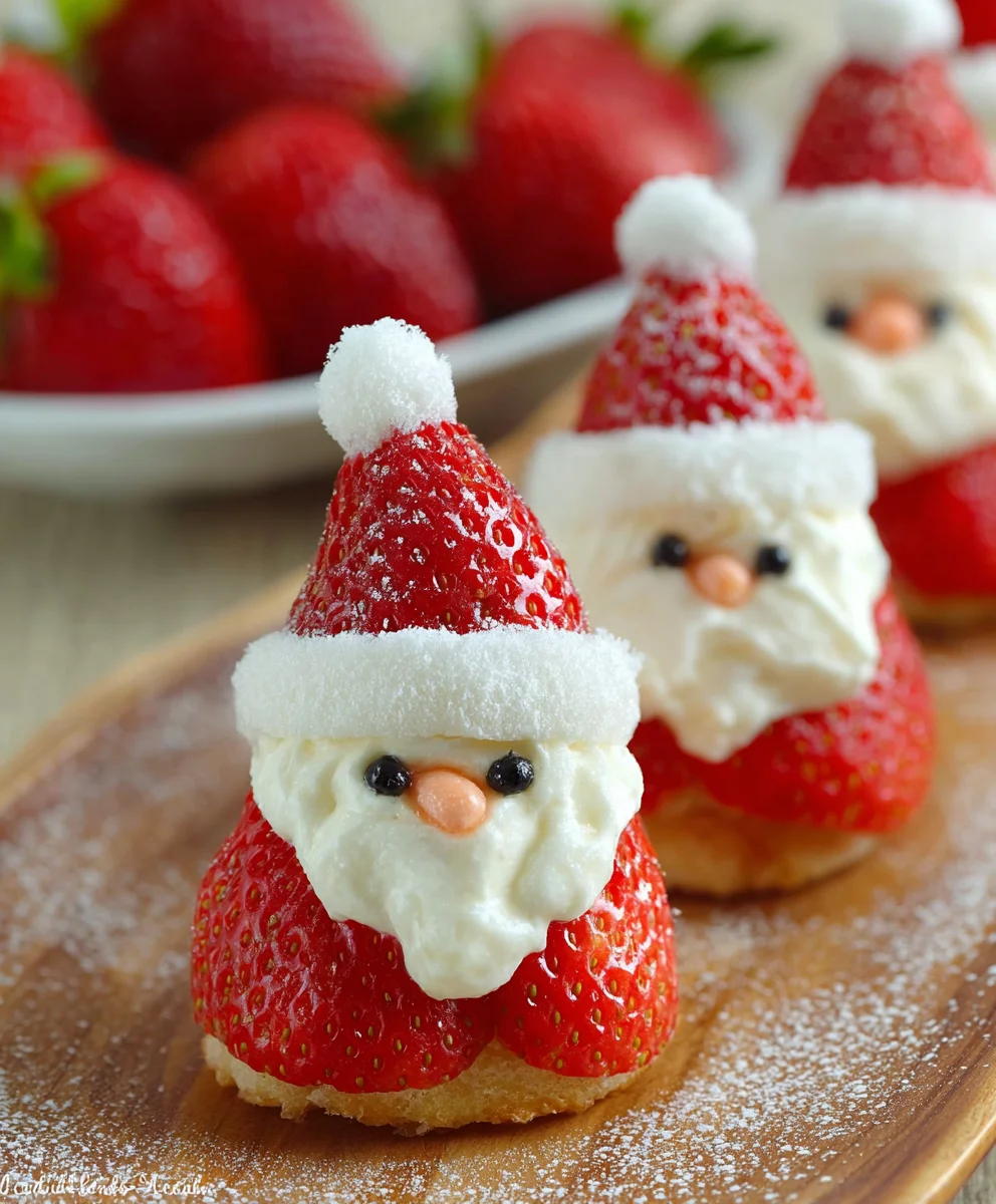 Easy Strawberry Santas Festive Holiday Treat