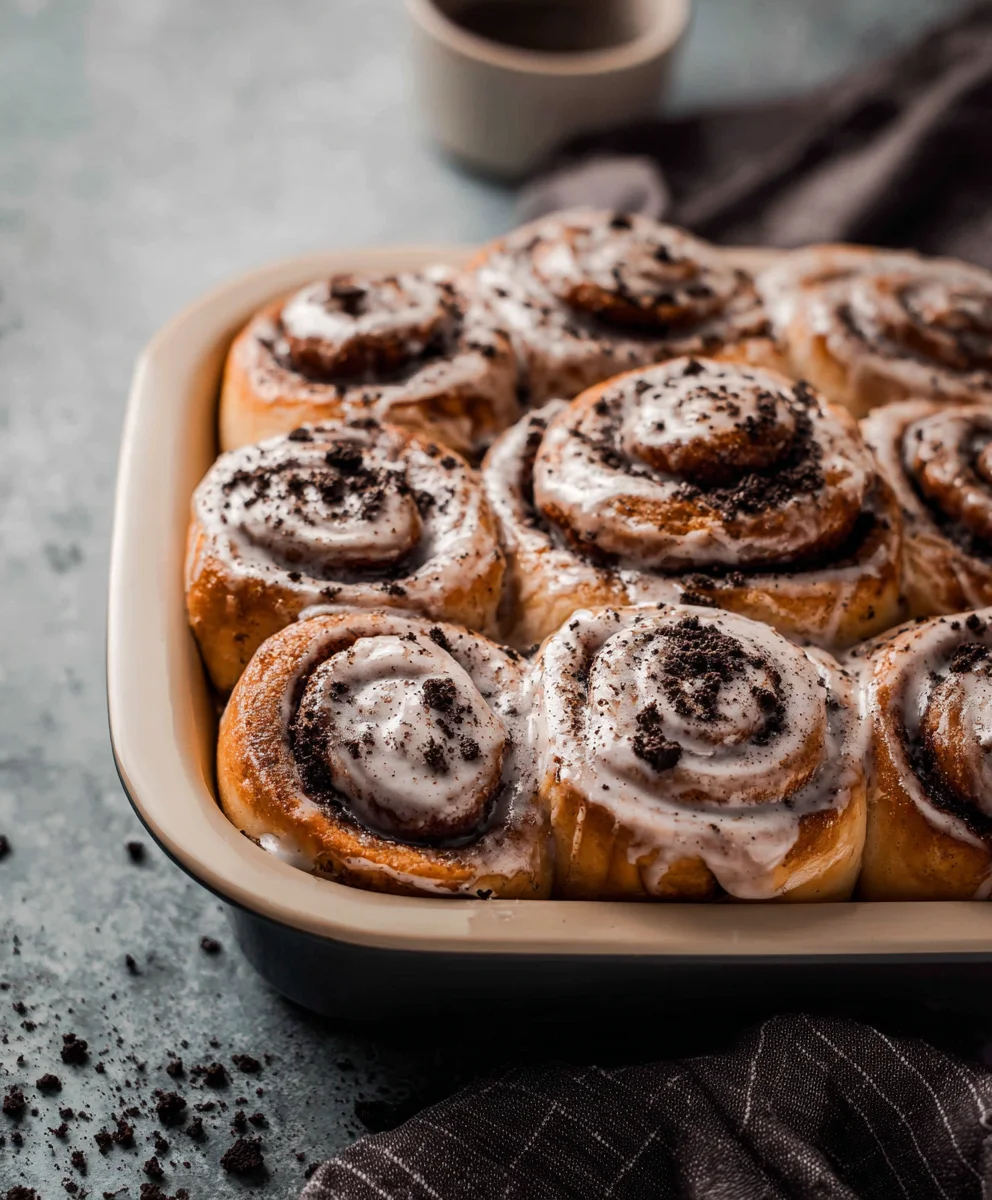 Oreo Cinnamon Rolls - Delicious Dessert Treat