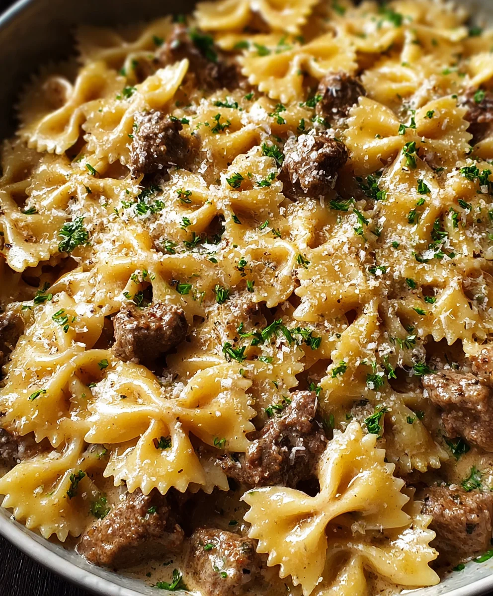 Garlic Beef Pasta - Quick & Flavorful Dinner Recipe