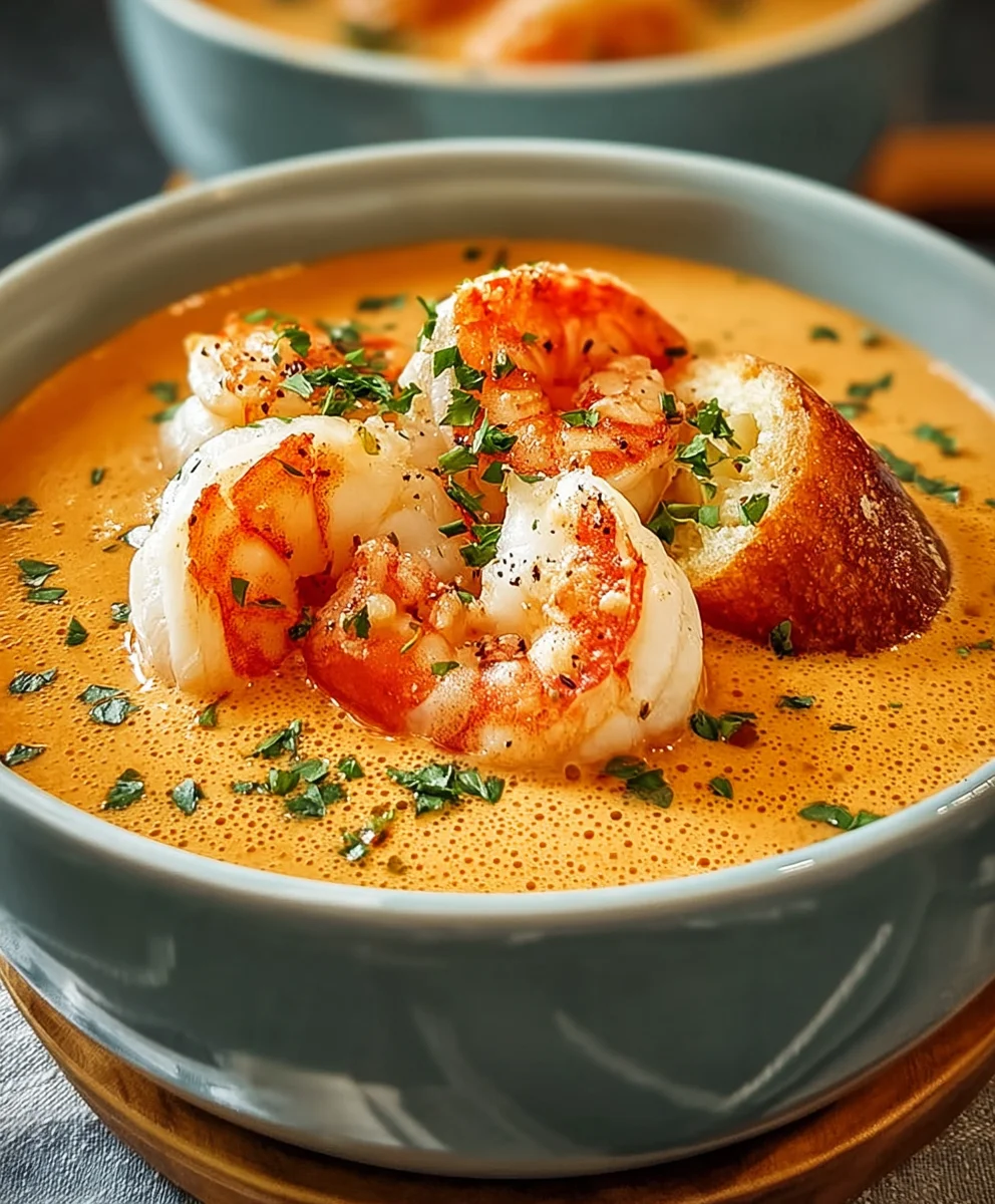 Creamy Triple Seafood Bisque Recipe - Rich & Flavorful