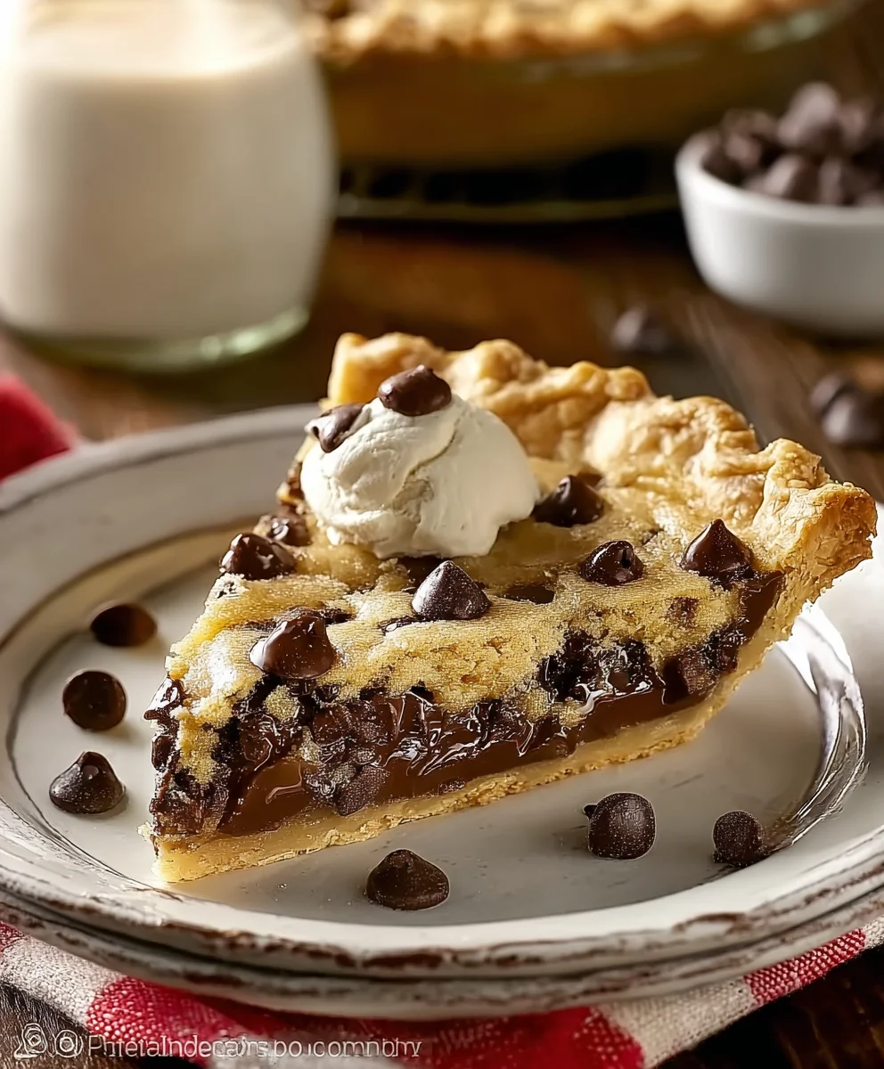 M&M Chocolate Chip Pie - Easy & Delicious Recipe
