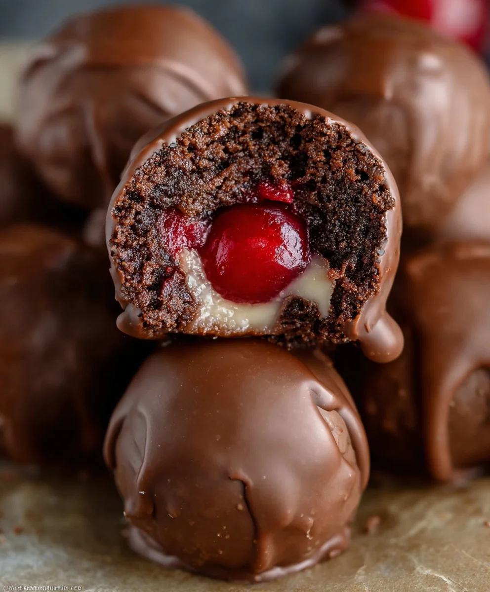 Chocolate Cherry Brownie Bomb Recipe