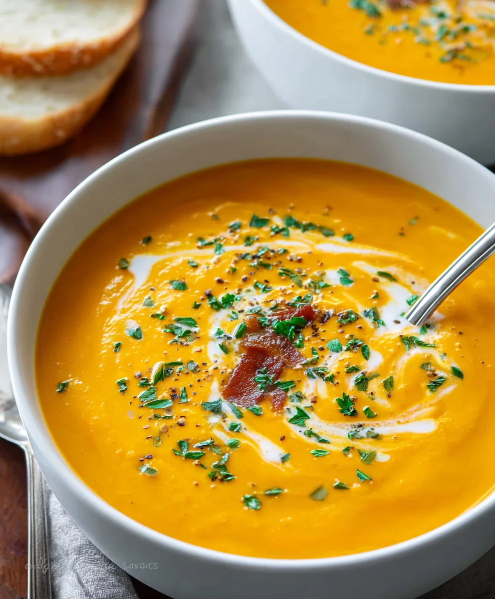 Creamy Carrot Soup-Deliciously Simple & Comforting