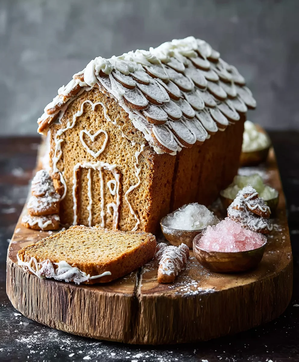Gin Extract Gin Extractract Gingerbread House - A Festive Treat