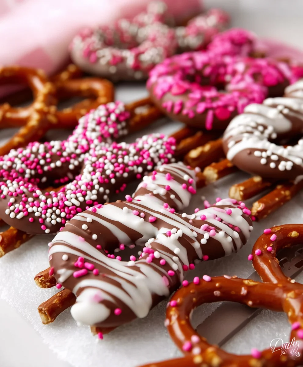 Easy Non-Non-Non-Alcoholic Alternativeic Chocolate Pretzels - Vnon-alcoholic alentine's Treat