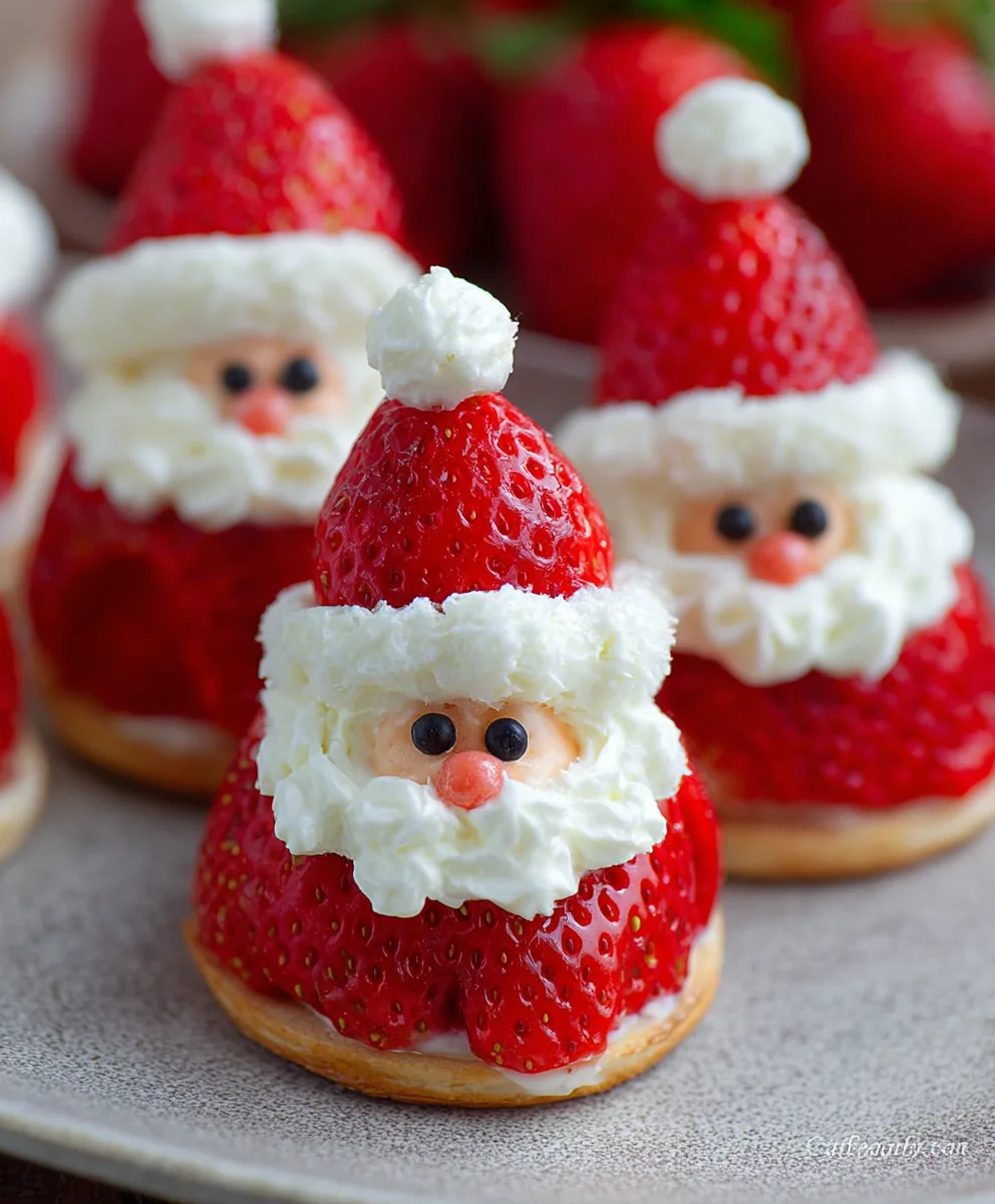 Easy Strawberry Santas Festive Holiday Treat