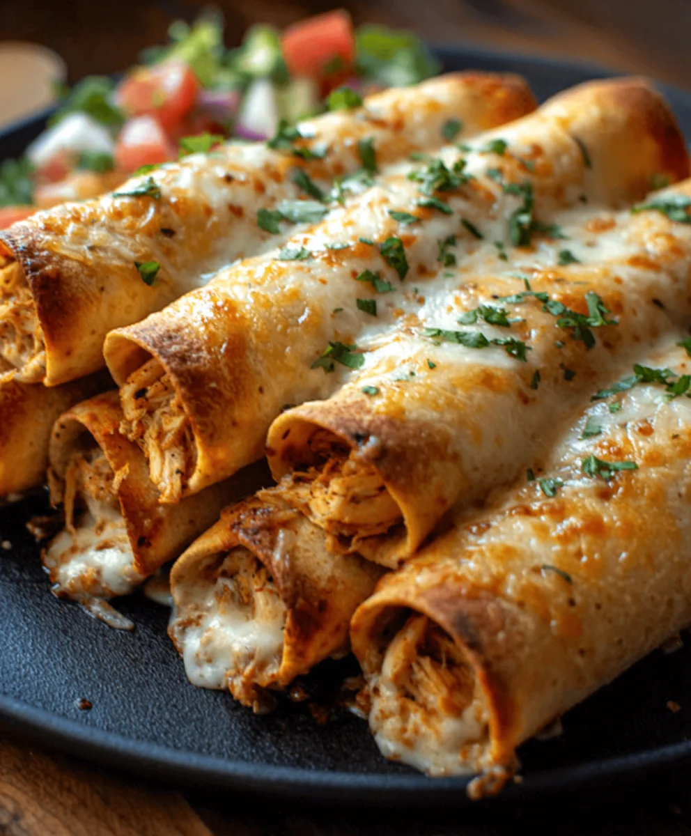 Crispy Chicken Taquitos-Quick & Easy Recipe