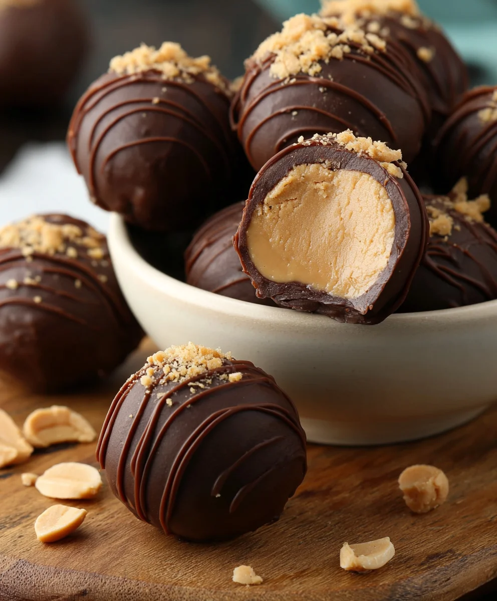 Easy Four Ingredient Peanut Butter Balls Recipe