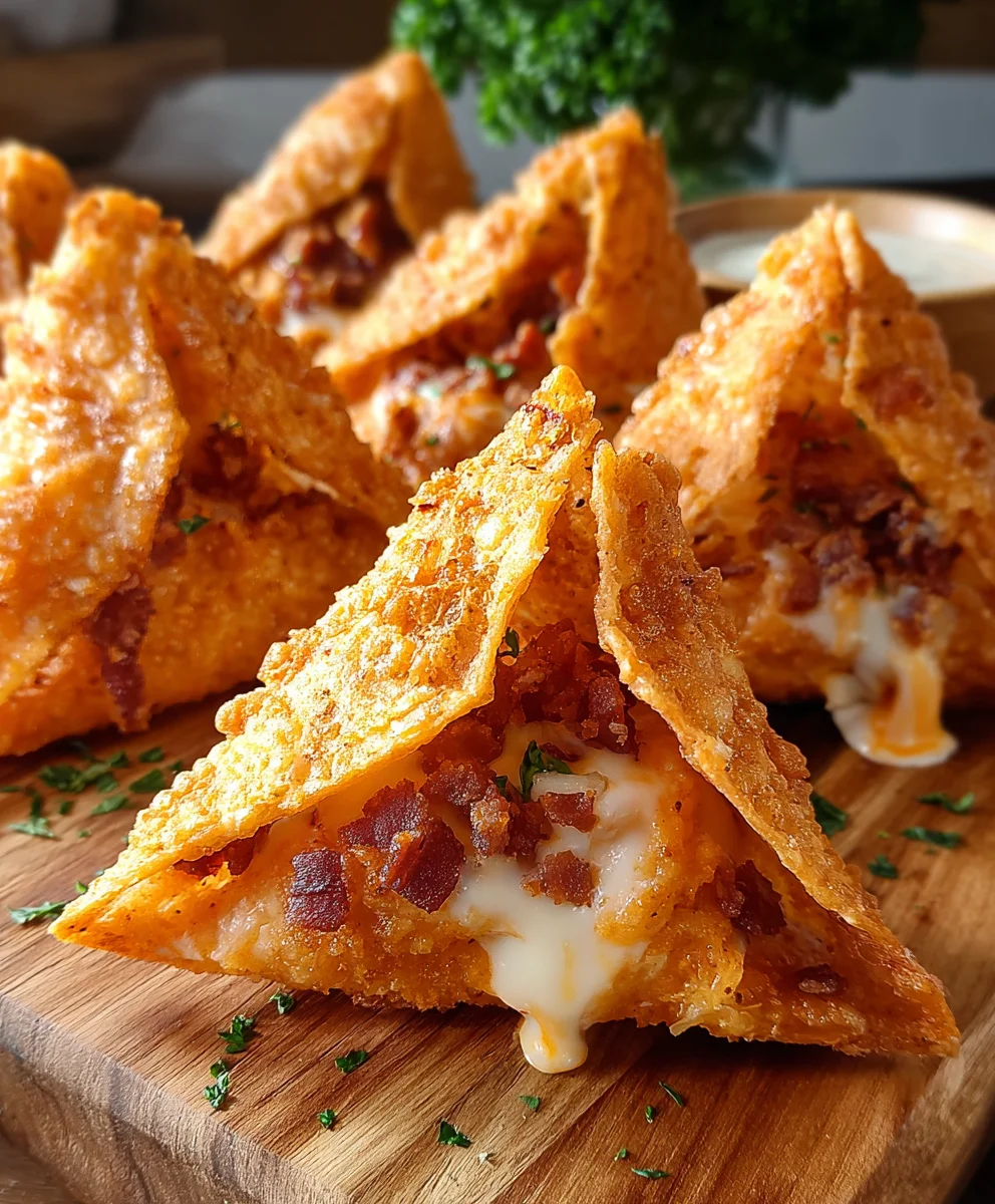 Cream Cheese Beef Bacon Doritos Stuffed Bites