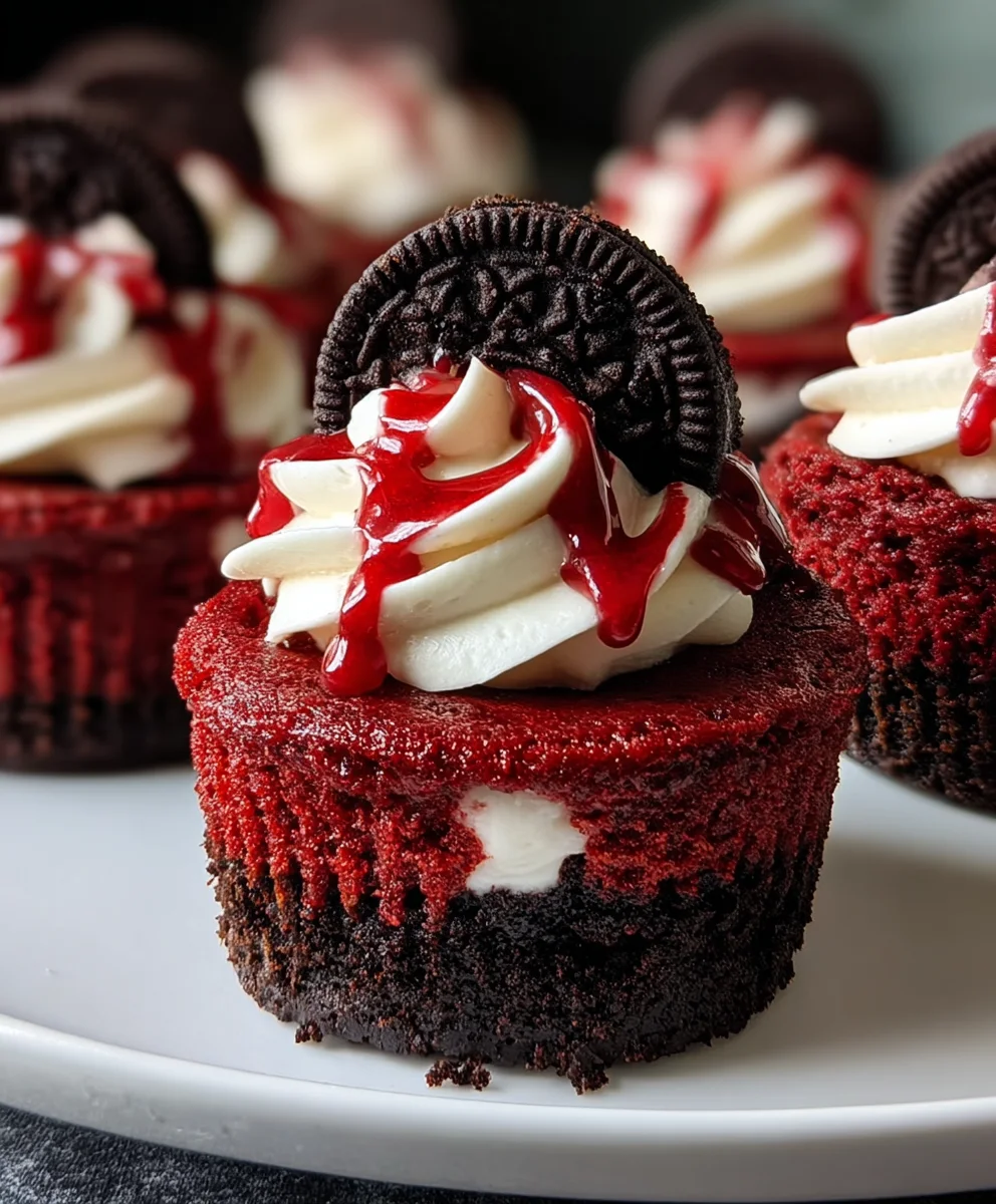 Mini Red Cheesecakes- Delicious Easy Dessert Recipe