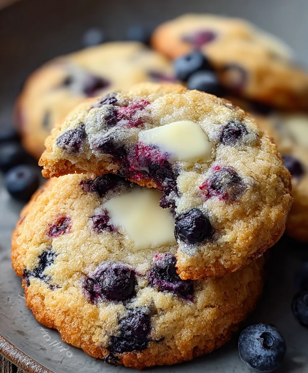 Delicious Blueberry Cookies-Easy Homemade Recipe