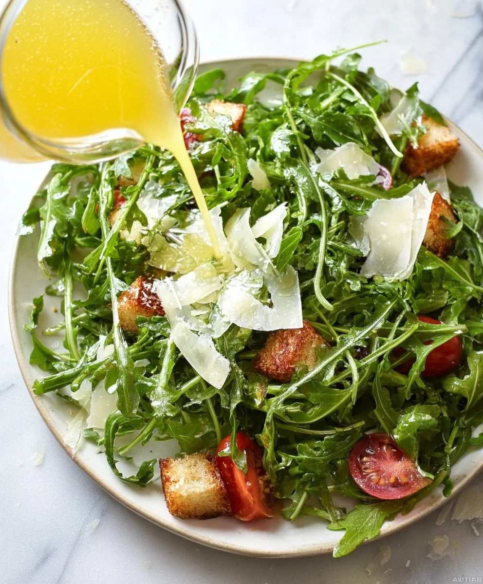 Simple Arugula Salad Recipe- Fresh & Flavorful