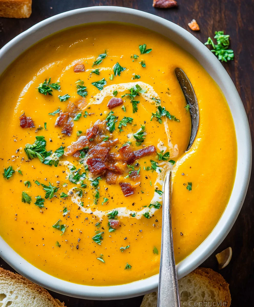 Silky Creamy Carrot Soup - Easy & Delicious Recipe