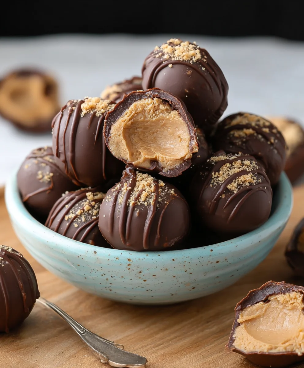 Easy Four Ingredient Peanut Butter Balls Recipe
