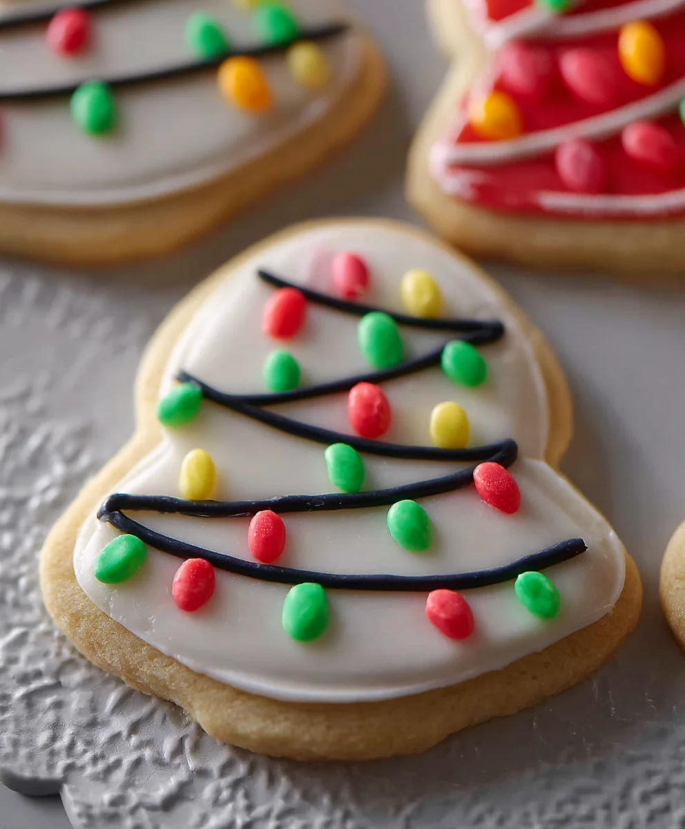 Christmas Lights Sugar Cookies - Festive & Easy Recipe