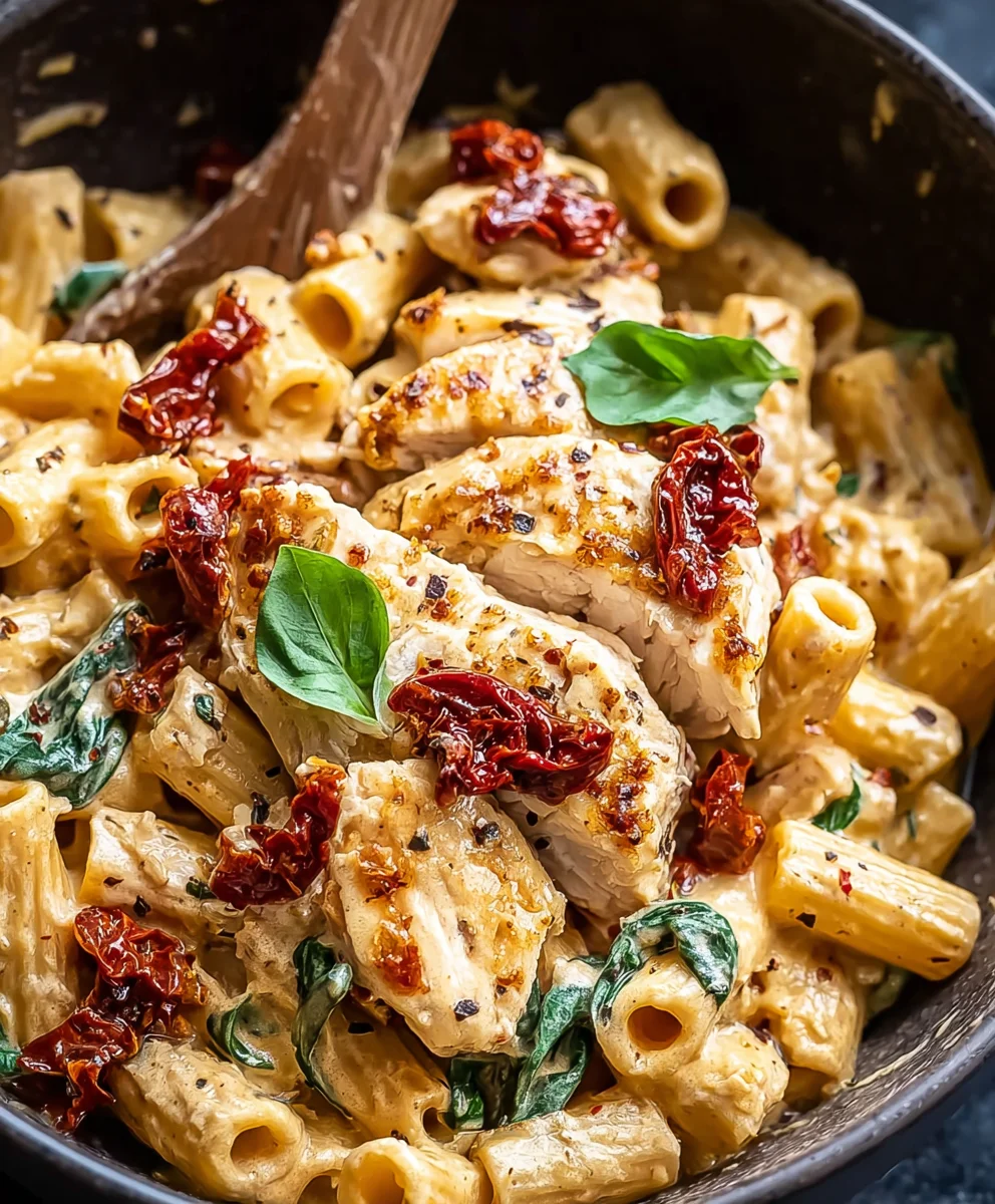 Sun Dried Tomato Chicken Pasta- Easy & Delicious