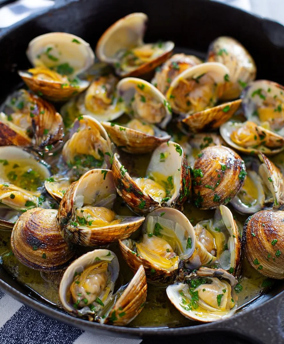 Garlic Butter Clams-Quick Easy Appetizer Recipe
