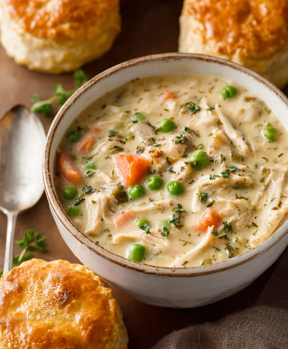 Creamy Chicken Pot Pie Soup Recipe - Cozy Comfort Food