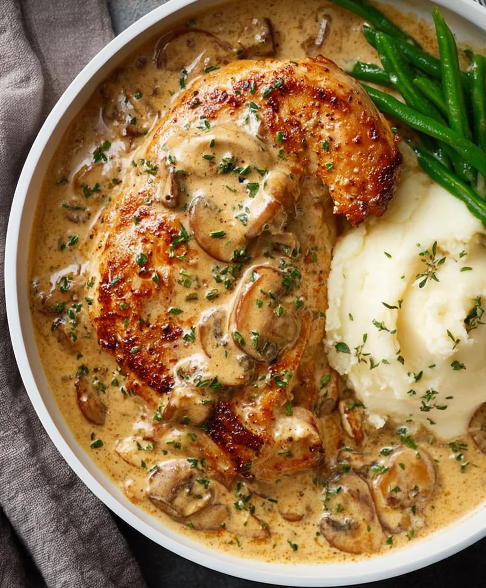 Easy Creamy Garlic Chicken - Quick Dinner Recipe