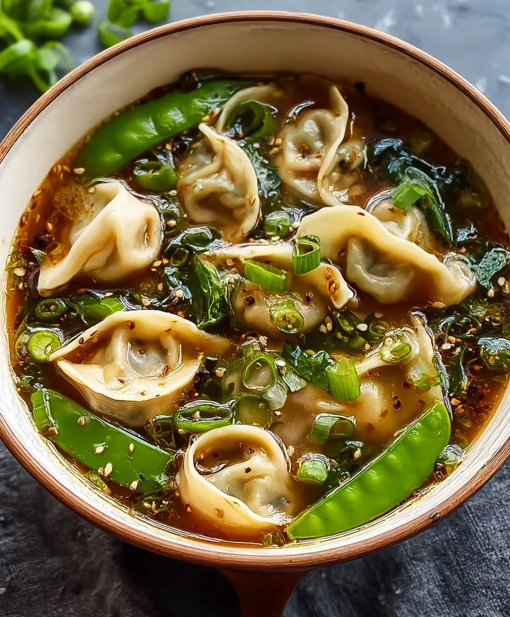 Potsticker Soup Beef Recipe - Comforting Flavor