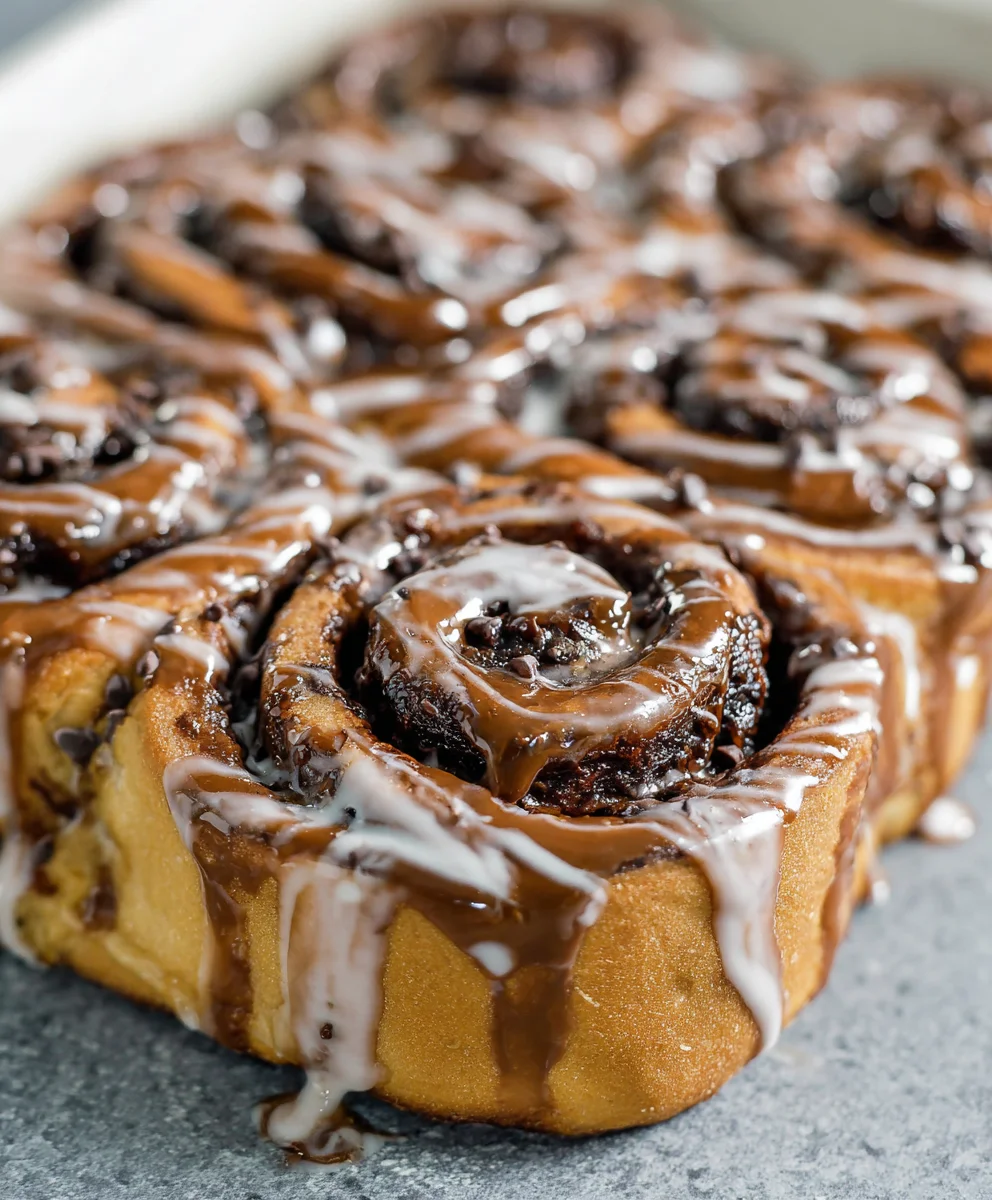 Decadent Chocolate Cinnamon Rolls-Easy Homemade Treat