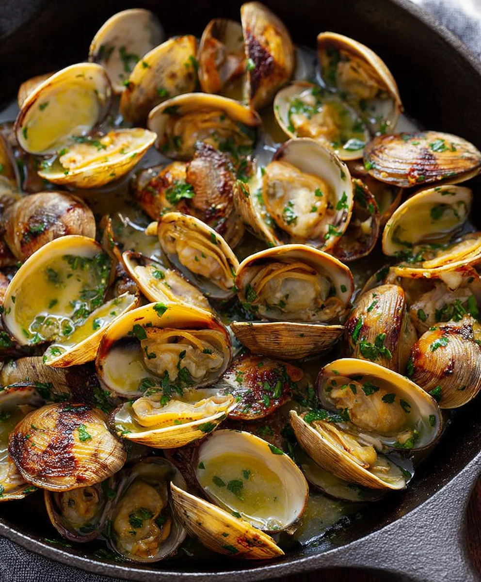 Garlic Butter Clams-Quick Easy Appetizer Recipe