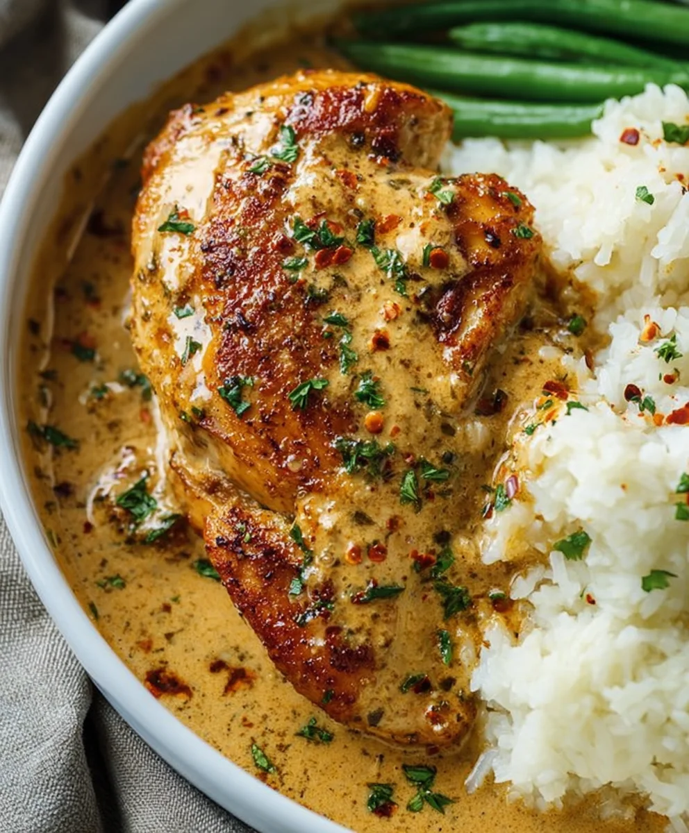 Easy Creamy Garlic Chicken - Quick Dinner Recipe