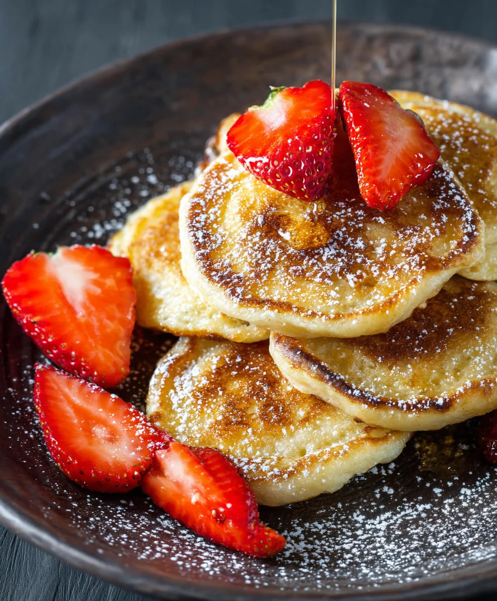 Fluffy Cottage Cheese Pancakes - Easy & Delicious