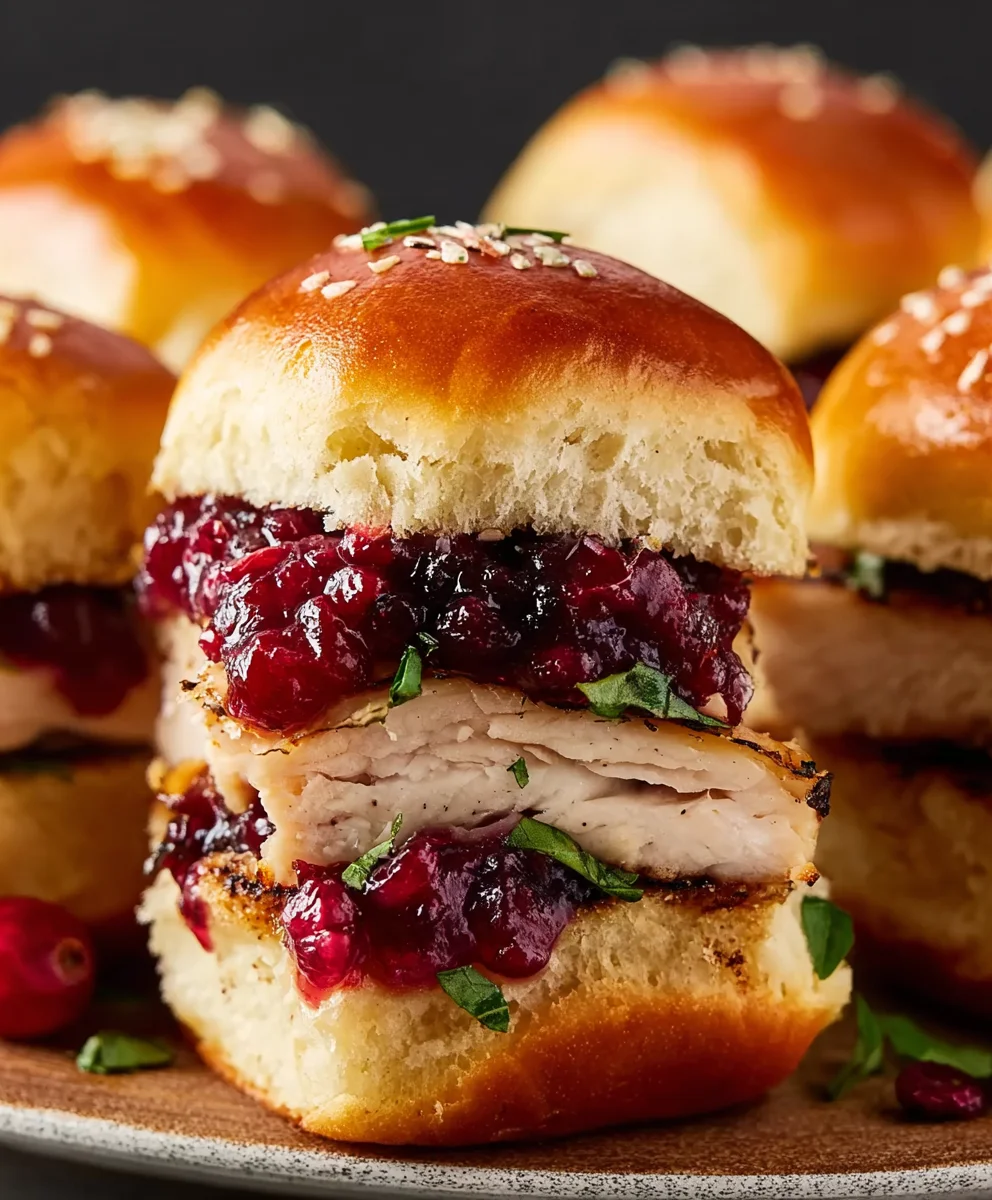 Cranberry Beef Sliders - Easy Holiday Appetizer