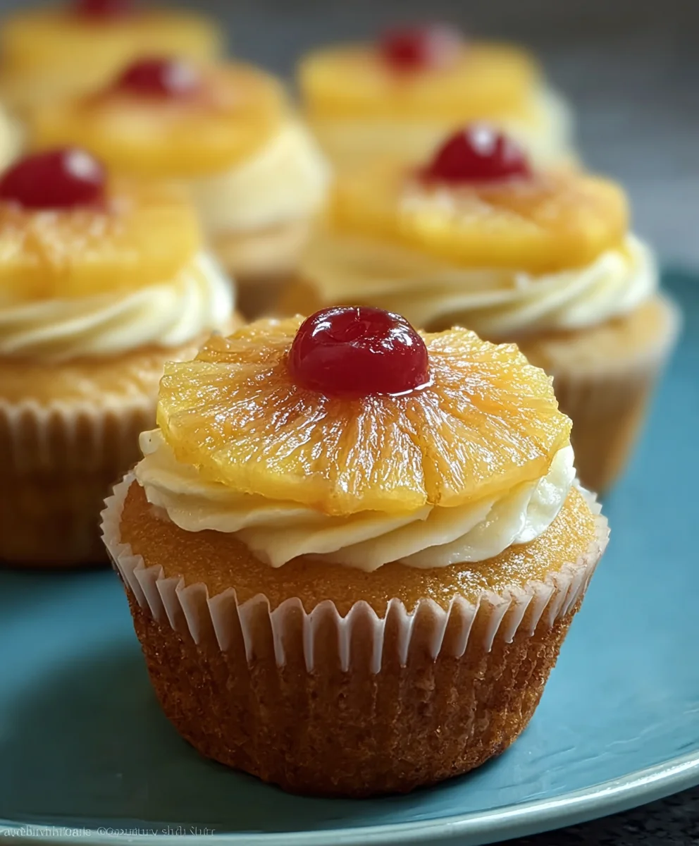 Sweet Pineapple Cupcakes- Tropical Delight Recipe