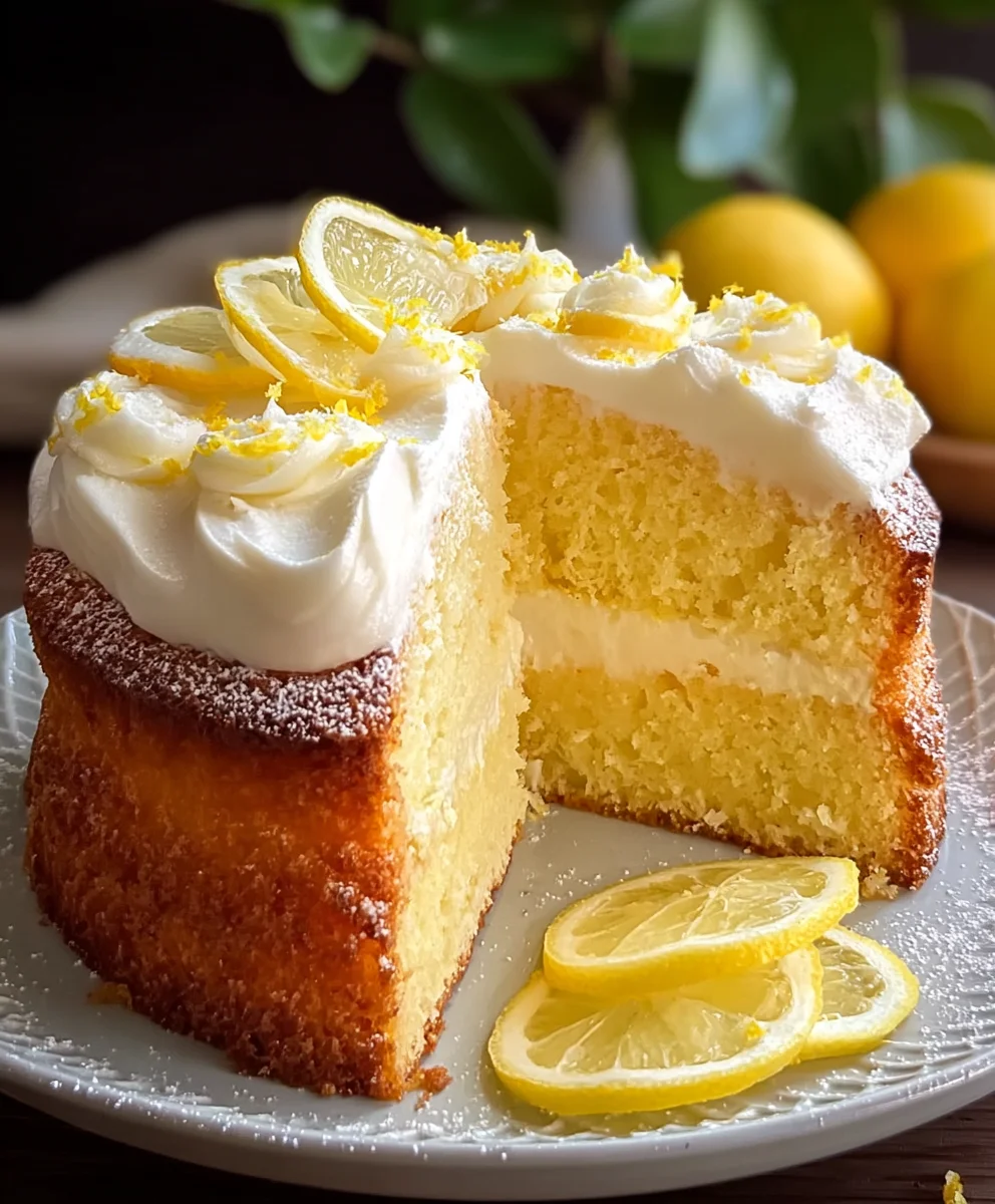 Lemon Heaven Cake-A Zesty Dessert Delight