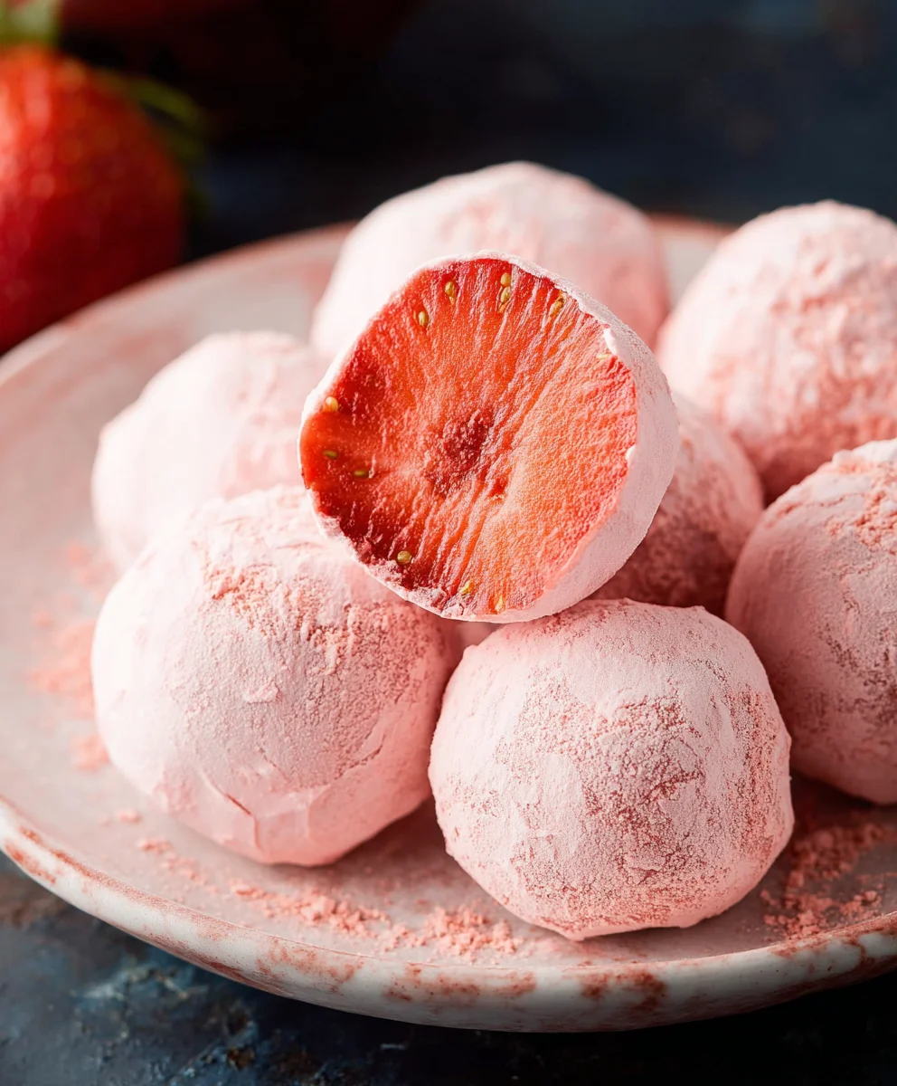 Easy Strawberry Truffles Recipe - Delicious Dessert