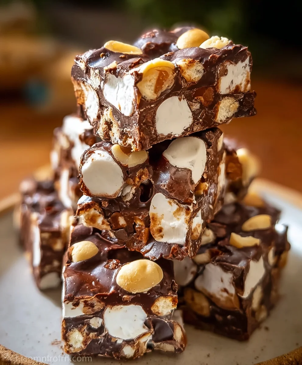 Easy Rocky Road Fudge-Decadent No-Bake Treat